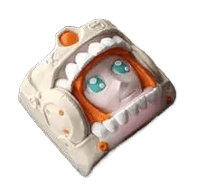 Bro Caps Last Pilot Carbon Relations artisan keycap