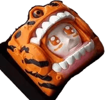 Bro Caps Last Pilot Eye of the Tiger artisan keycap