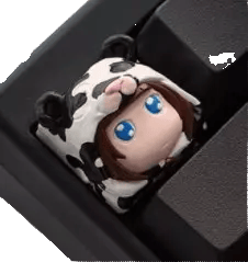 Bro Caps Pandaboo Moo artisan keycap