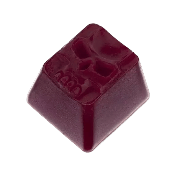 Solid Color Skulls — Red Rum
