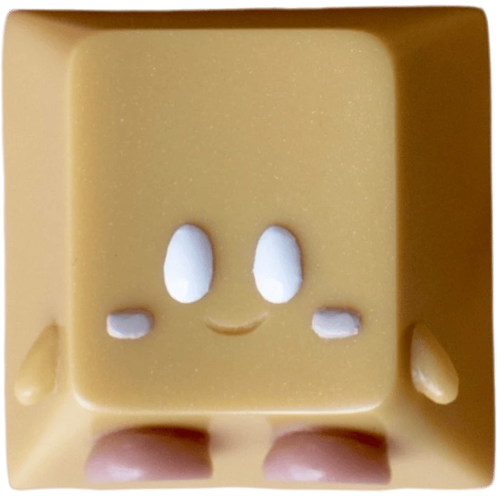 CYSM ​Keyby Mustard Yellow artisan keycap
