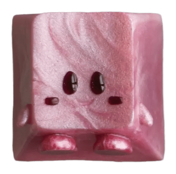CYSM Keyby Pearly Blush artisan keycap