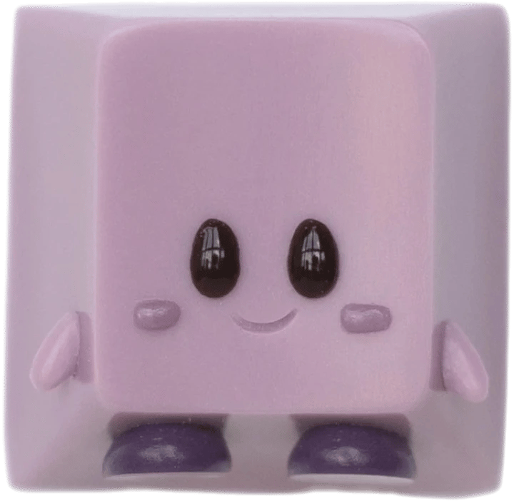 CYSM keyby purple artisan keycap