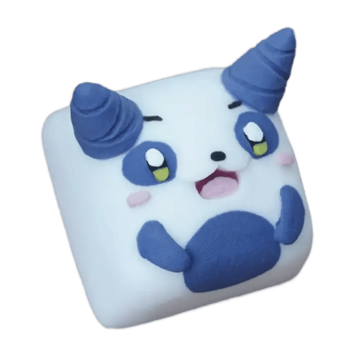 DeagCaps Bean Baby Panda artisan keycap