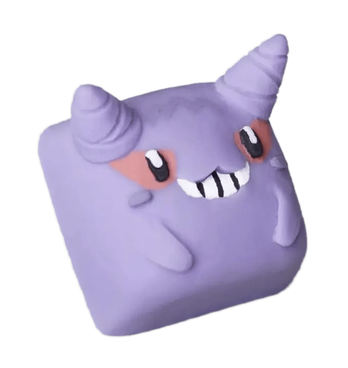 DeagCaps Bean Gengar artisan keycap