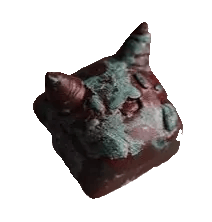 DeagCaps Bean Patina Copper artisan keycap