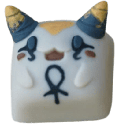 DeagCaps Bean Ramses artisan keycap