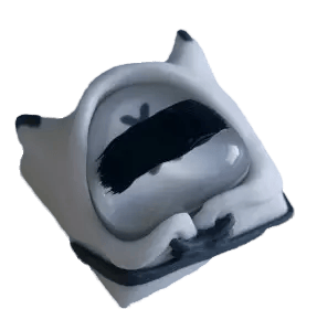DeagCaps Miru Redacted artisan keycap