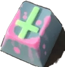 Deathcaps Cross Cap Moon Boots artisan keycap