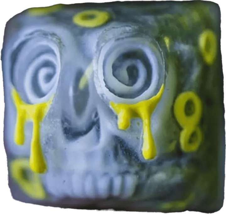 Dreadkeys Altered Ego v2 Not Quite Yellow artisan keycap