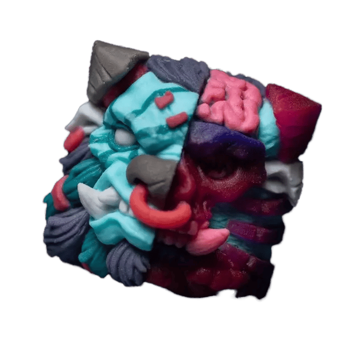 Goldenstar Keycap Anatomy Bara Cyber Apocalypse artisan keycap