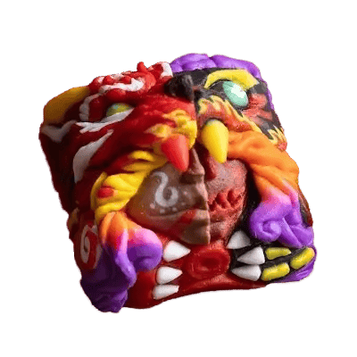 Goldenstar Keycap Anatomy Velites Hwa artisan keycap