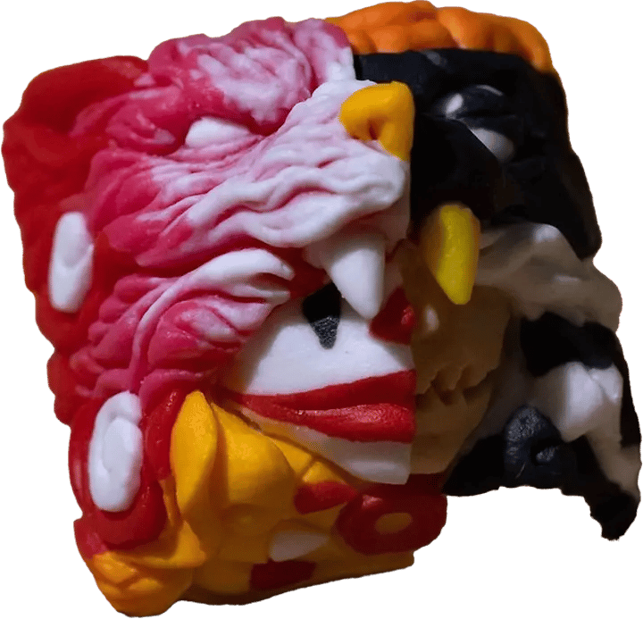Goldenstar Keycap Anatomy Velites Ronald artisan keycap