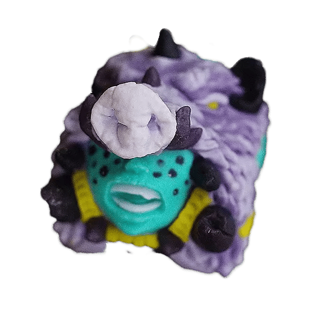Goldenstar Keycap Hogzilla Taro artisan keycap