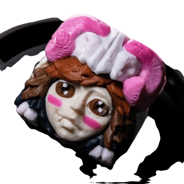 Goldenstar Keycap Wooloo Academia artisan keycap