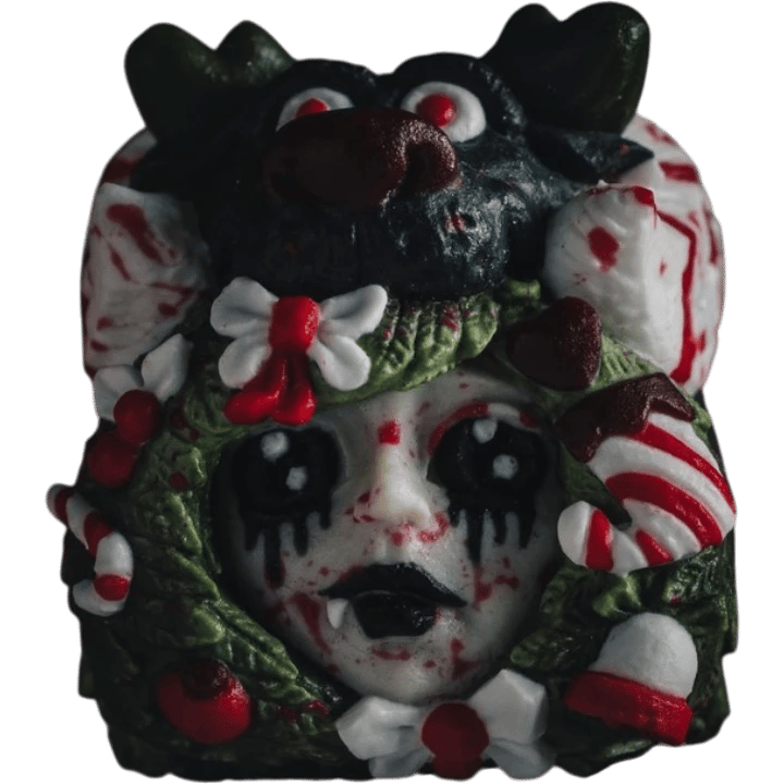 Goldenstar Keycap Wooloo Bloody Christmas artisan keycap