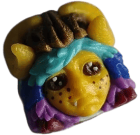 Goldenstar Keycap Wooloo Windbreaker artisan keycap