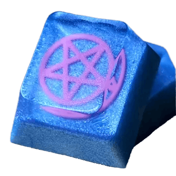 Gothcaps Sunken Hellcap Miami Mermaid artisan keycap