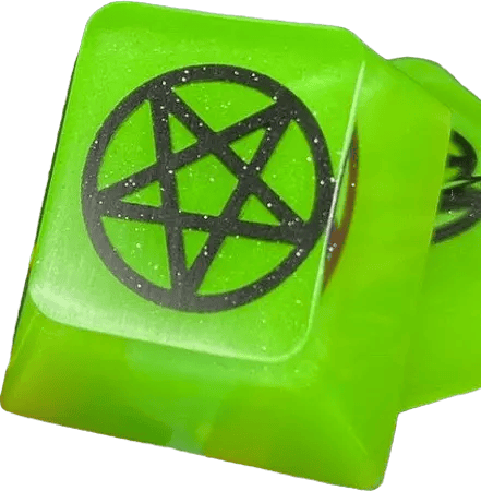 Gothcaps Sunken Hellcap Toxic Spill artisan keycap