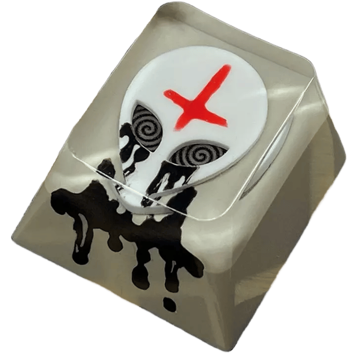 Sunken Visitor — Beige Invader (glow in the dark)