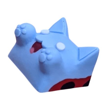 Hello Caps Bongo Cat v2 Catbug artisan keycap