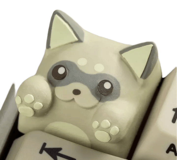 Hello Caps Bongo Cat v2 Everything I am artisan keycap