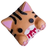 Hello Caps Bongo Cat v2 Feral Tiger ( * ) (Mah Wife!) artisan keycap