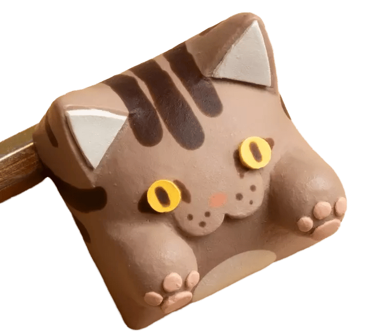 Hello Caps Bongo Cat v2 Murph n’ Turf artisan keycap