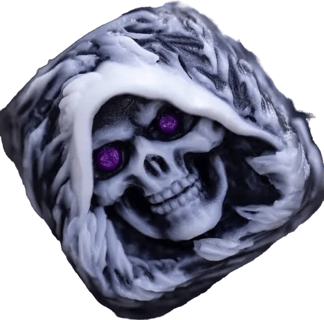KeyForge Mayhem GMK Violet Tendencies artisan keycap