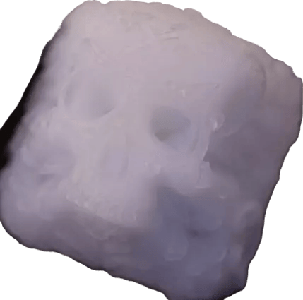 KeyForge Mulder v3 Bone Spectre artisan keycap