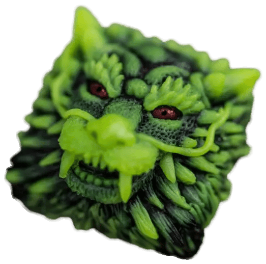 KeyForge Orochi White Widow artisan keycap