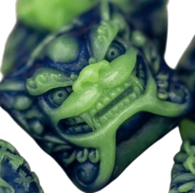 KeyForge Shishi Algal Bloom artisan keycap