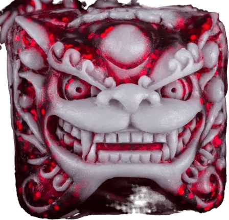 KeyForge Shishi Lord of Cinder artisan keycap