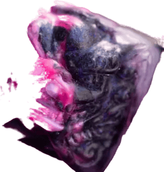 KeyForge Shishi Smoker's Lung artisan keycap