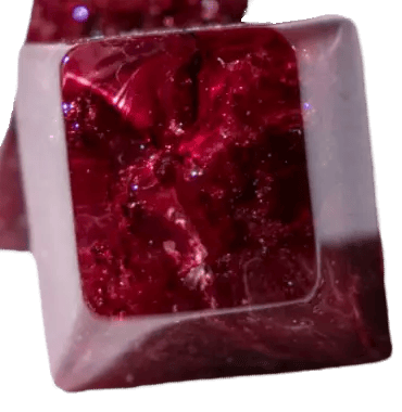 Latrialum Cosmic(Two-Toned Glitter) Cosmic Ares(GMK Sparta Collab) artisan keycap