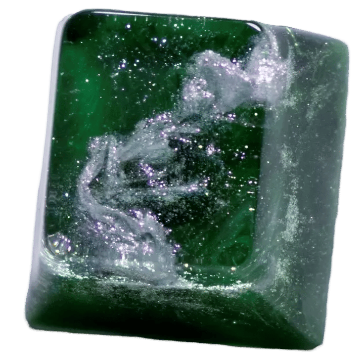 Latrialum Cosmic(Two-Toned Glitter) Cosmic Osiris (GMK Aegyptus Collab) artisan keycap