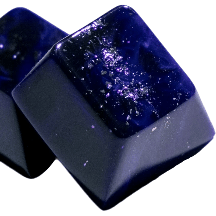 Latrialum Flakes: Euphoric (Three Toned) Euphoric Aster (GMK Purple Night Collab) artisan keycap