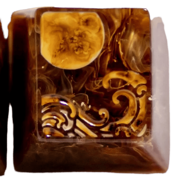 Latrialum Seiche Roasted Waves (2023 Forbidden Rabbit Sale) artisan keycap