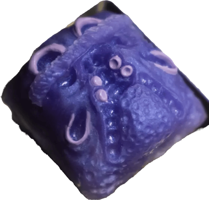 Lividity Gouge Plum Crazy artisan keycap