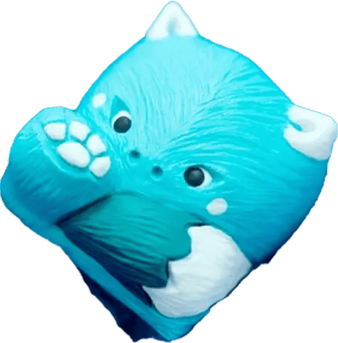Matae Keycaps Keysune Aquamarine artisan keycap