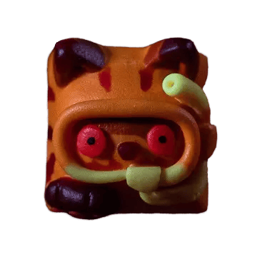 MelonKeys Tamago Pumpkin artisan keycap