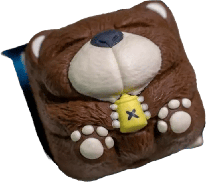 MUBAI BB-Bear Brown artisan keycap