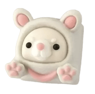 Namong Dalbok Peach Blossom artisan keycap