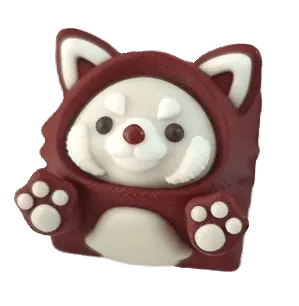 Namong Lessy LMK Burgundy artisan keycap