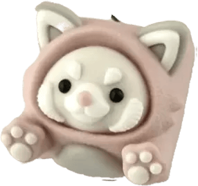 Namong Lessy Muted Retro Pink artisan keycap