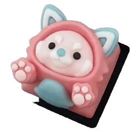 Namong Lessy Noel Pink artisan keycap