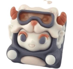 Namong Lila Sakura artisan keycap