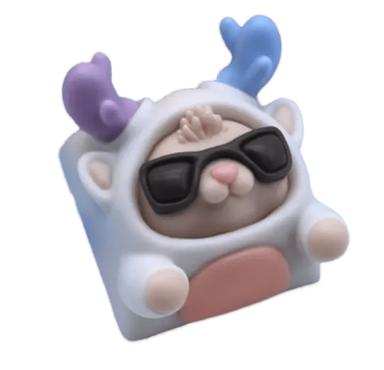 Namong Rudory Dreamscape w/ sunglasses artisan keycap
