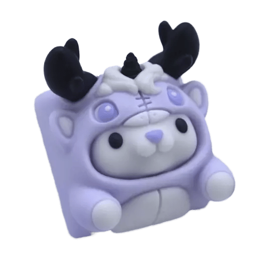Namong Rudory Lavender Light Purple Unicorn artisan keycap