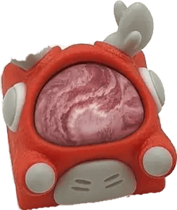 Namong Rudory Red Alert Cosmo artisan keycap